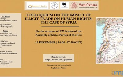 Colloquium on the impact of illicit trade on Human Rights: the case of Syria