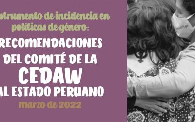 DEMUS Peru releases summary of the main observations adopted by the CEDAW Committee to Peru