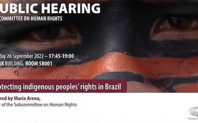 Public Hearing on Protecting Indigenous Peoples’ Rights in Brazil