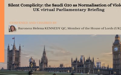 Silent Complicity: the Saudi G20 as Normalisation of Violence