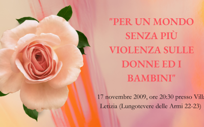 “Per un mondo senza più violenza sulle donne e i bambini”