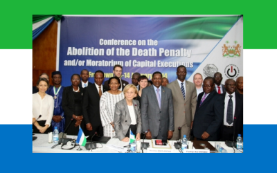 Sierra Leone: NPWJ welcomes the organisation of a Regional Conference on the Abolition of the Death Penalty