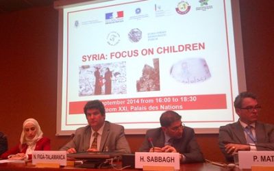 UN / Geneva: NPWJ and NRPTT convene Side Event on “Syria: Focus on Children”