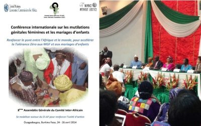 High Level Conference in Burkina Faso to foster Worldwide Ban on Female Genital Mutilation and Child Marriages