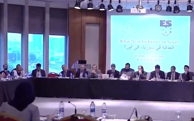 Conference: “What Next for Justice in Syria?”