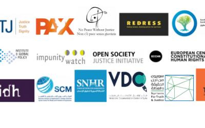 Joint NGO letter to the EU and the UN: Accountability, redress, and the future of Syria