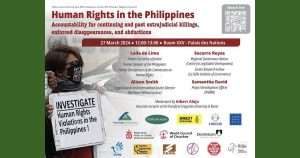 Human Rights in the Philippines: Accountability for continuing an...