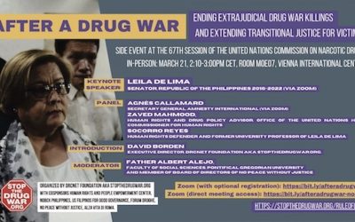 “After a Drug War: Ending Extrajudicial Drug War Killings and Extending Transitional Justice for Victims”
