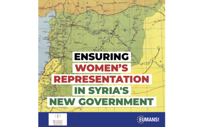 Women’s representation in the new Syrian government