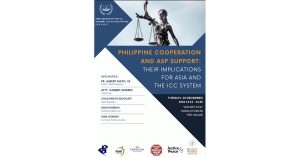 Side Event Philippine Cooperation and ASP Support: Their Implica...